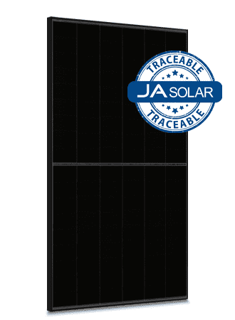 445W N-type, dubbel glas bifaciaal LB Traceable , 54 cellen, All Black, MC4