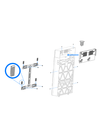 Powerwall 3 uitbreiding stapelkit - 1978070-00-B