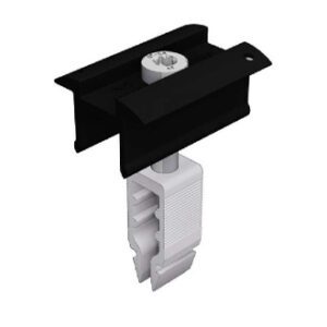 Mid Clamp Classic Wide 30-40mm Zwart